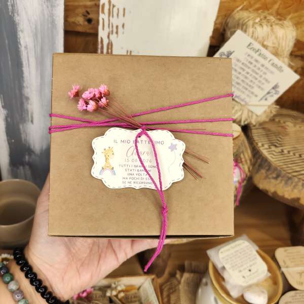 BOMBONIERA CANDELA BATTESIMO